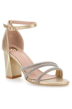 LE HAVRE PARIS Sandali Oro con Tacco 233 GOLD Clearance