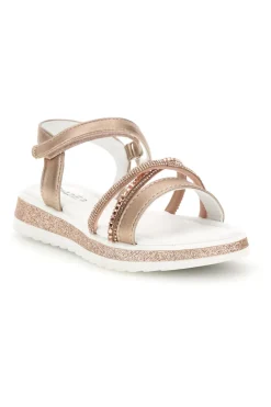 GRAZIE GIRL Sandali Oro Rosa con Strass 2885