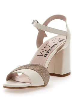 PITTARELLO GLAM Sandali e Oro Con Cinturino e Tacco 8,5 5548 Clearance