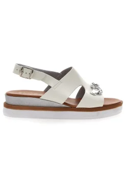 PLOCADI Sandali Platform Bianchi Made Italy 3002 Sale