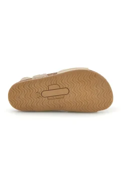 PITTARELLO BIO Sandali platino oro brillante con fibbie 257A084SR