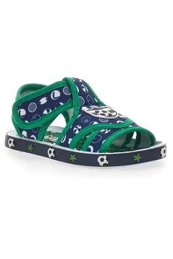 PITT KIDS Sandali Primi Passi Navy e Verdi PK2758B