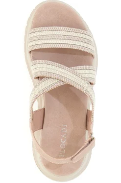 PLOCADI Sandali con fasce elastiche Ploadi 35310 ROSA New