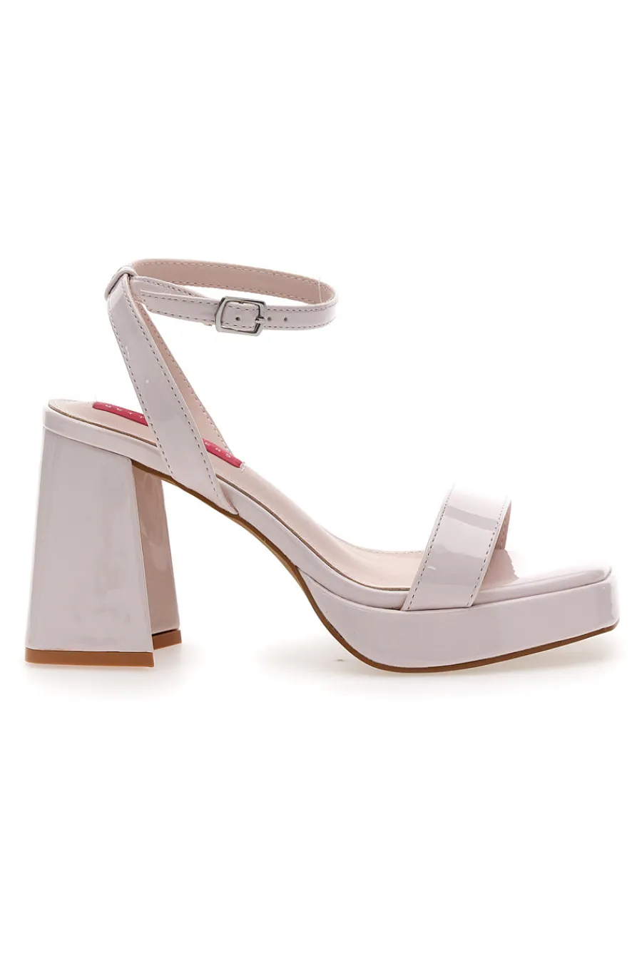 BETTYFLOWERS Sandali Rosa con Tacco a Blocco 202 NUDE Outlet