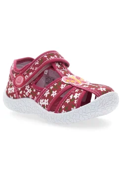 PITT KIDS Sandali Rosa Morbidi con Farfalla e Velcro PK3904A