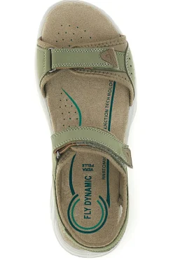 FLY DINAMIC Sandali in vera pelle con plantare anatomico 6 FD41 SALVIA Hot