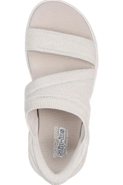 SKECHERS Sandali Slip Ins Beige GO WALK FLEX SANDAL ENTICING Outlet