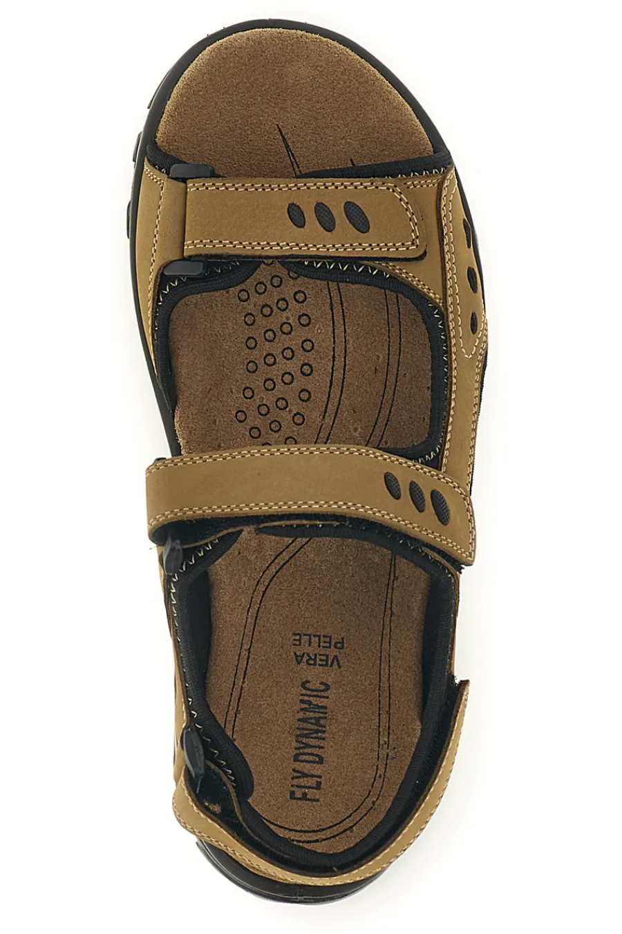 Uomo FLY DINAMIC Sandali in vera pelle con chiusura a strappo Fly dynamic FD11