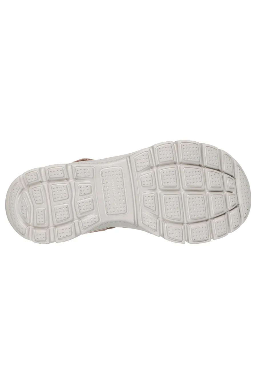 SKECHERS Sandali taupe metallizzato con tripla fascia regolabile EASY GOING ALL DAY CHIC Online