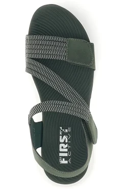 FIRST ACTIVE Sandali Verde con fasce elastiche 2 OLIVE Online