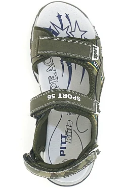PITT KIDS Sandali verde con velcro 14372