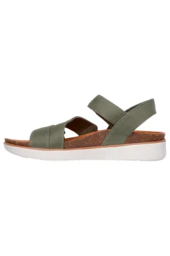 SKECHERS Sandali oliva con cinturini regolabili LIFTED COMFORT VERDE Best