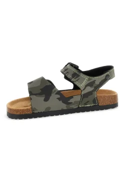 PITT KIDS Sandali verdi con doppio strappo 14604