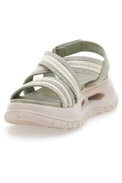 PLOCADI Sandali verdi con fasce elastiche Ploadi 35310 VERDE New