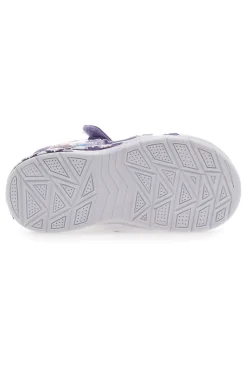 FROZEN Sandali Viola Con Luci e Strappi in Velcro D11955M