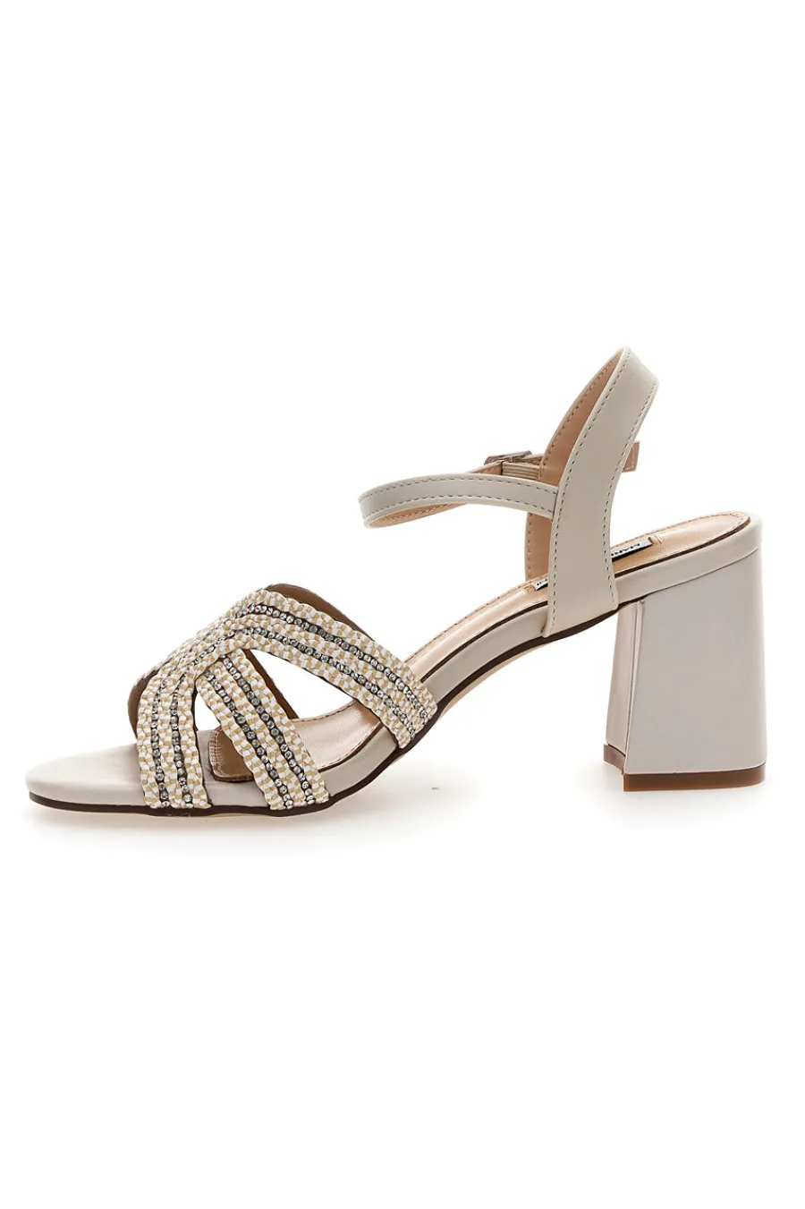 MARIELLA BURANI Sandalo biege con tacco a blocco 50650 Clearance