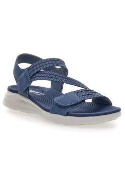 FIRST ACTIVE Sandalo Blu Regolabile 04 DENIM New
