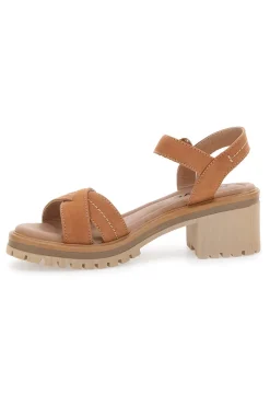 PITTARELLO ACTIVE Sandalo in Pelle 2302 COGNAC Clearance