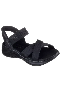 SKECHERS Sandalo Slingback Vegani neri Ultra Flex 3.0 - Never Better