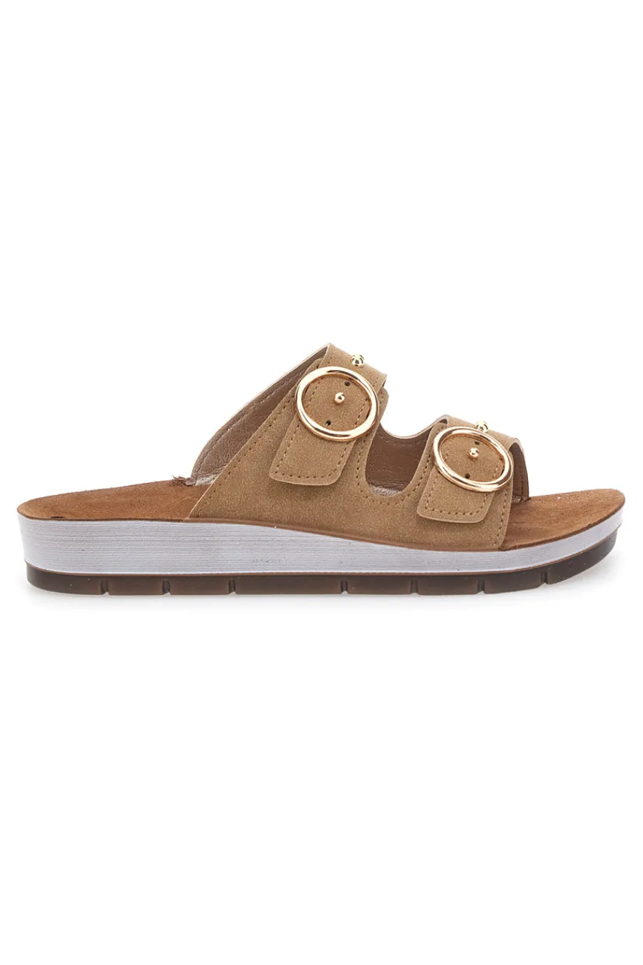 INBLU schuhe mit dekorativen Nieten auf Doppelschnalle 54 CP SAND Best