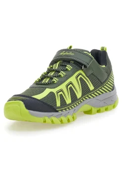 AUSTRALIAN Scarpa da ginnastica da ragazzo grigia e fluo con strappo Spin