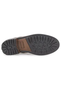 Uomo ALTEMBERG Scarpa Stringata Alta In Vera Pelle Marrone 22