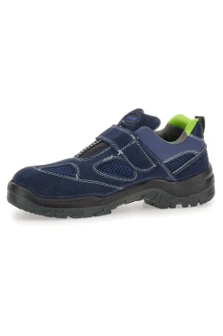 Uomo BLU ENERGY Scarpe antinfortunistiche blu S1P SR in pelle BS120