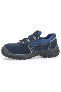 Donna BLU STAR Scarpe antinfortunistiche blu in pelle Blue star Bs 60 S1P SR