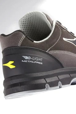 Uomo DIADORA Scarpe antinfortunistiche grigie in pelle antigraffio RUN LOW MET FREE S3L FO SR ESD