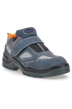 Uomo BLU ENERGY Scarpe antinfortunistiche grigie S1P SR in pelle BS120