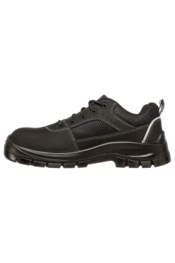 Uomo SKECHERS Scarpe Antinfortunistiche Nere Work: Trophus ST S1 P FO SRA ESD