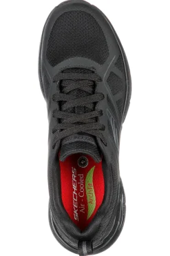 Uomo SKECHERS Scarpe Antinfortunistiche Nere Work: Arch Fit® SR - Axtell OB A FO SRC ESD