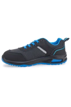 Uomo BLACK SHOOT Scarpe antinfortunistiche nere blu PK23047 S1PL