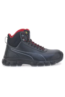 Uomo PUMA Scarpe antinfortunistiche nere S3L ESD F0 SR Condor Black Mid