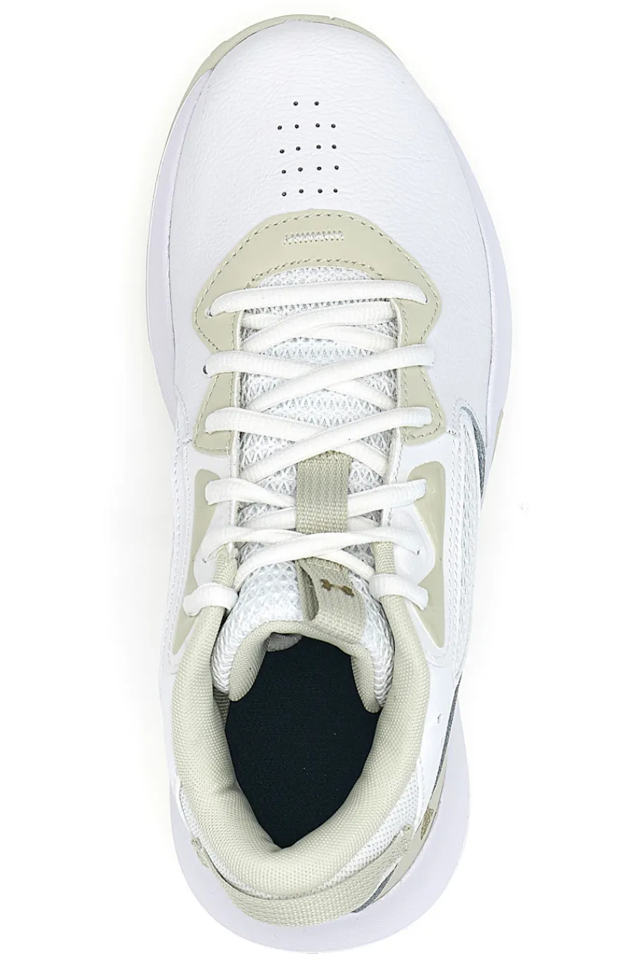 Uomo UNDER ARMOUR Scarpe basket bianche con inserti beige e suola ammortizzata Lockdown 6