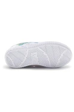 DIADORA Scarpe bianche con lacci e stampa multicolore Game Step Starshine PS