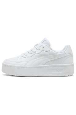 PUMA Scarpe bianche con suola platform Court Lally Skye