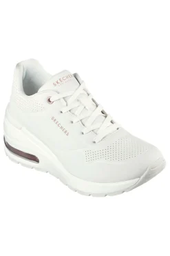 SKECHERS Scarpe bianche con zeppa e suola Air Million Air Elevated Air Outlet