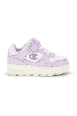 CHAMPION Scarpe bianche lilla con chiusura a strappo RD18 Bubble G TD