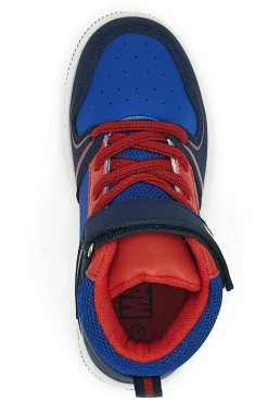 SPIDERMAN Scarpe blu alte con dettagli rossi R1310632S