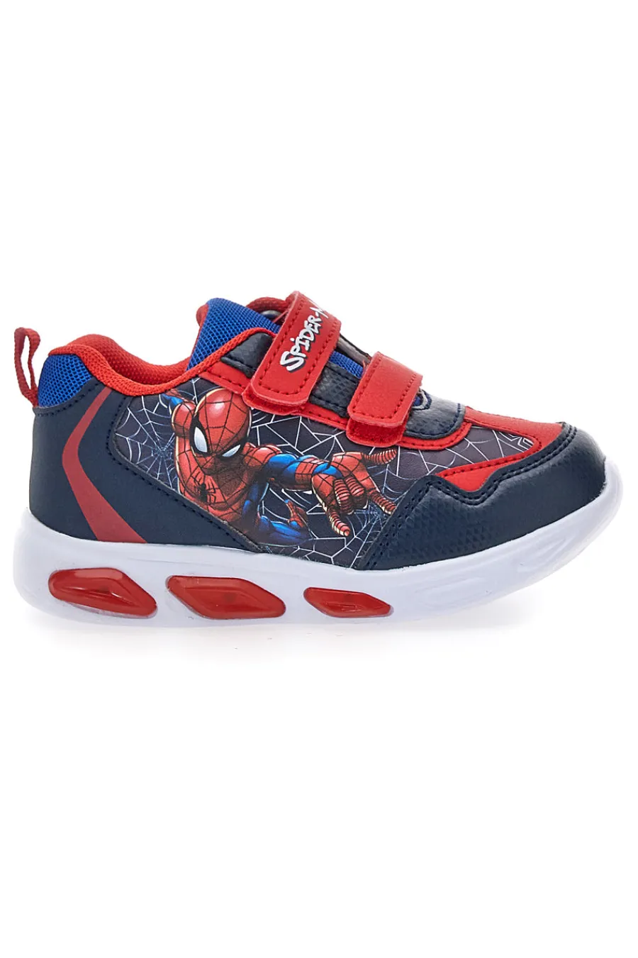 SPIDERMAN Scarpe blu con luci e dettagli rossi R1310563S10