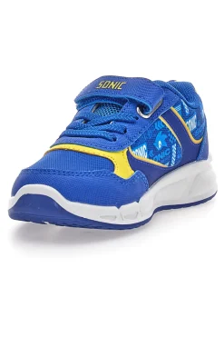 SONIC Scarpe blu e gialle con luci e strappo N9610082T10