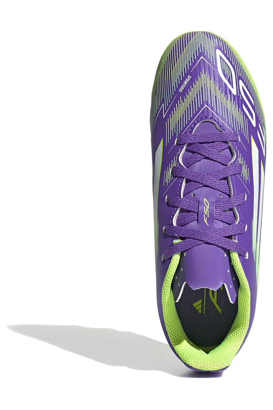 ADIDAS Scarpe calcio viola FG/MG con tomaia leggera F50 CLUB FG/MG J