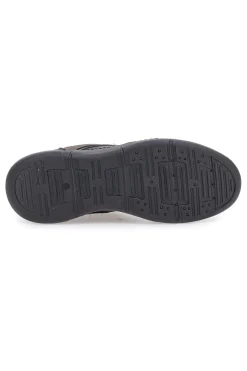 Uomo PITTARELLO ECO Scarpe casual grigie in vera pelle con zip laterale 25299008