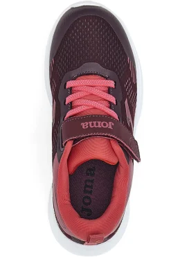 JOMA Scarpe da bambina bordeaux con chiusura a strappo HEOS JR 2519