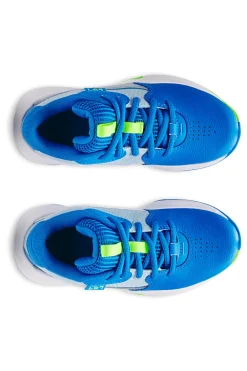 UNDER ARMOUR Scarpe da basket blu con dettagli lime PS Lockdown 7