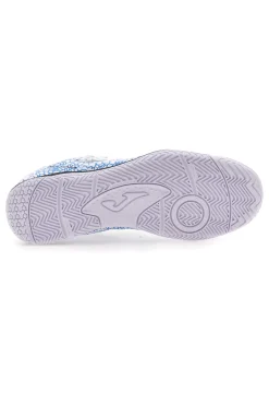 Uomo JOMA Scarpe da Calcetto FutSal Bianche e Azzurre MAXIMA 2532 Indoor