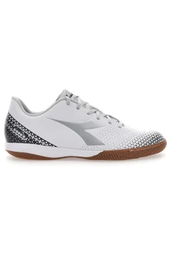 Uomo DIADORA Scarpe da Calcetto Indoor Bianche con Logo Silver Pichichi 6 Idr