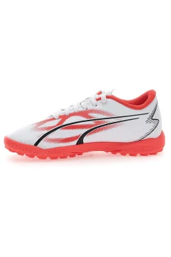 PUMA Scarpe da Calcetto Ultra Play TT Jr Bianche e Arancioni