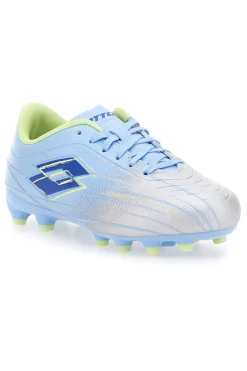 LOTTO Scarpe da Calcio Argento e Blu SOLISTA 700 IX FG JR